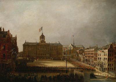 Intocht Keizer Napoleon in Amsterdam